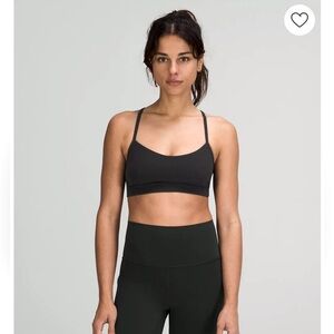 Black Lululemon Flow Y Bra